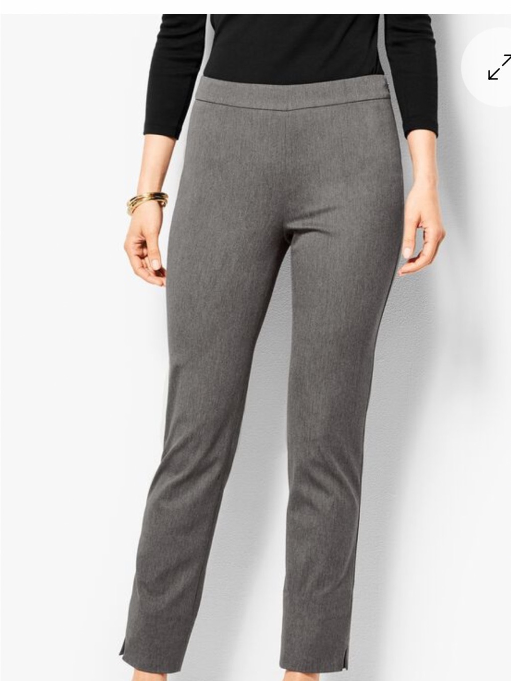 Talbots Pants - Charcoal Chatham Ankle Size 14
